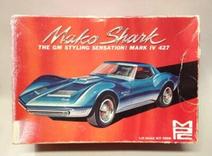 Junkyard Vintage Parts - Rare MPC Mako Shark Kit Box - Empty Box Only - Picture 1 of 6