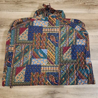 Vintage Vera Bradley Medley Patchwork Floral Garment Bag RARE Retired Pattern - Image 1 of 4