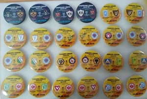 All 2019 - 2020 Q ROUND EUROPA LEAGUE EL eurocups match badges - Picture 1 of 2