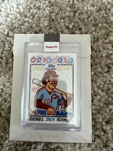 Topps Project70 Card 28 - 2008 Mike Schmidt by Efdot Michael Jack Phillies - Picture 1 of 2