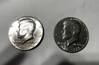 US coins Kennedy Half Dollars 1965 and Bicentenial