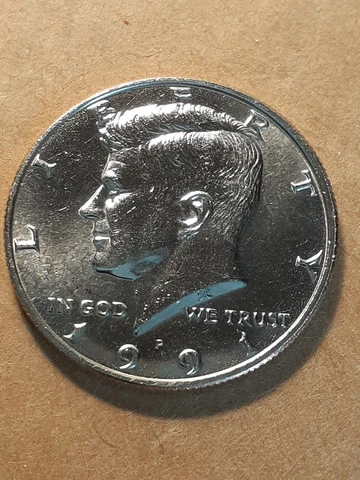 1991 P KENNEDY HALF DOLLAR Cover