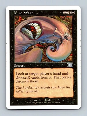 Magic The Gathering MTG - Mind Warp - 6th Edition, Sixth 1997 - Image 1 of 2