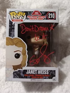 Janet Weiss 210 Susan Sarandon Signed & Quoted Funko Pop, Double Certified - Picture 1 of 6