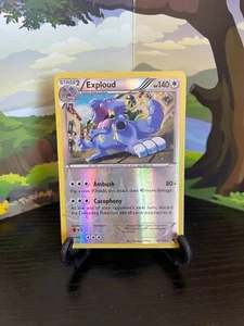 Exploud 82/124 - Fates Collide - Rare - Reverse Holo - Pokemon Card - MP/HP - Picture 1 of 3