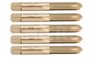 SHARS 5 PIEZAS 1/4-28 HSS Gran Tamaño Enchufe de Punto Espiral 2 Flautas ¡NUEVO!} - Imagen 1 de 5