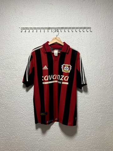 Bayer Leverkusen 2000 01 Adidas Home Soccer Jersey Men's Sz S Cover