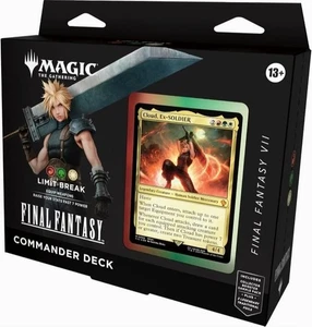 Magic Mazzo Commander Limit Break Final Fantasy 7 Inglese Sigillato Cloud ENG - Imagen 1 de 1