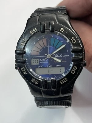 ✅ Reloj Casio modulo 389 AW-300  ANA DIGI Yacht Timer vintage 42 mm - Imagen 1 de 4