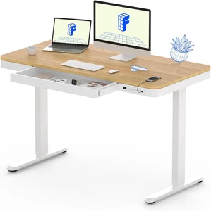 FLEXISPOT EW8 Comhar Electric Standing Desk with Drawers Charging USB A to C ... - Picture 1 of 15