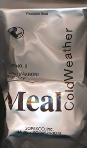 PORT OFFERT Rare Ration combat USA MRE ARTIC MENU 3 MACARONI BOEUF Emb. 2024 - Picture 1 of 1
