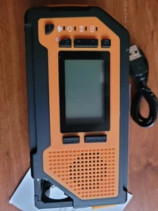 Doos! Emergency Weather Radio FM/AM Nooa Hand Crank Flashlight Solar Radio, SOS - Picture 1 of 13