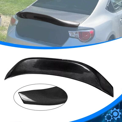 Fit 13-20 Scion FRS Subaru BRZ Carbon TRD Style Duckbill Trunk Spoiler Wing - Image 1 of 4