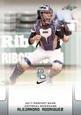 ALEJANDRO RODRIGUEZ 2017 LEAF "1ST EVER PRINTED" PERFECT GAME ROOKIE CARD! 