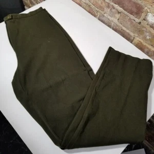 Lauren Ralph Lauren dunkelgrün 10 Vintage Style High Waist Messing Doppelknopf - Bild 1 von 5