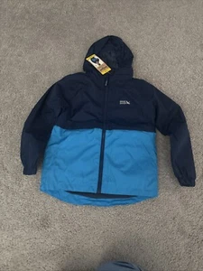 Eddie Bauer Kids Youth Boys size Size 7-8 Blue Lightweight 3 in 1 jacket NWT - Picture 1 of 6