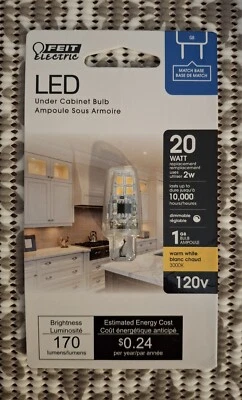 Feit G4 T8 LED Bulb Warm White 20 Watt Equivalence - Image 1 of 4