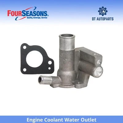 For 1985-1996 Ford Escort Engine Coolant Water Outlet 4 Seasons 1986 1987 1988 - Image 1 of 4