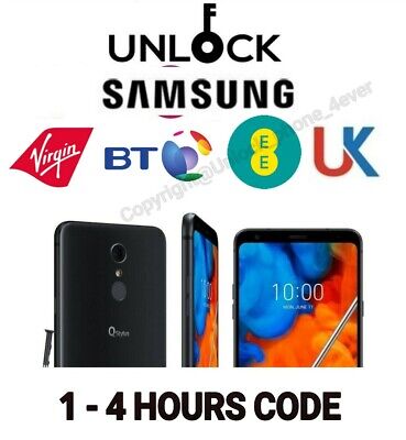EE UK Unlock Code Samsung Galaxy A3 A5 A6 A8 A9 J3 J4 J5 J6 S4 S5 S6 S7 EDGE S8 • 1.81£