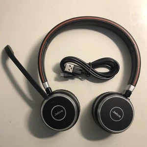Jabra Evolve 65 SE Wireless Bluetooth Headset Headphones - NO DONGLE - Picture 1 of 8