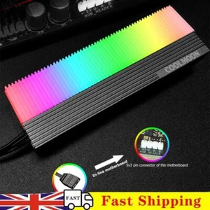 CM-M2A M.2 ARGB SSD Heatsink Cooler 2280 Solid State Hard Disk Radiator Pad - Afbeelding 1 van 8