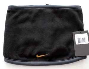 Nike Reversible Neckwarmer Neck Warmer Adult Large Black/Anthracite/Gold - Picture 1 of 4