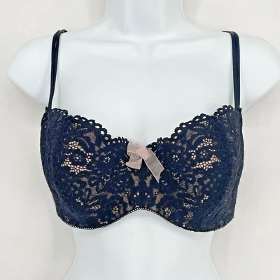 Sexy sujetador b.tempt'd para mujer Ciao Bella Balconette noche talla 36DD rosa negro Foto 1 de 4