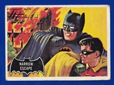 NARROW ESCAPE 1966 TOPPS BATMAN black bat #21 VERY GOOD 