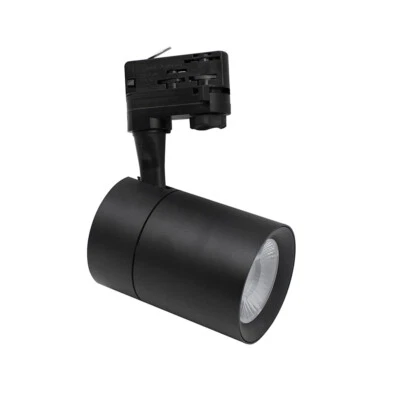 Faretto LED Nero a binario 30W Trifase faro super compatto COB FB-21-30W - Immagine 1 di 4