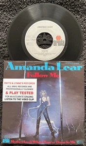 Amanda Lear – Follow Me (CHANEL ADVERT) 7'' Vinyl IMPORT 1978 TESTED EX+ VIDEO - Imagen 1 de 8