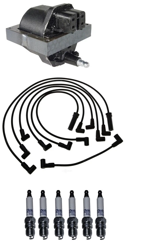 Ignition Wires 1 Coil 6 Spark Plugs .045" Kit ACDelco For Chevy G30 GMC 4.3L V6 - Image 1 of 1