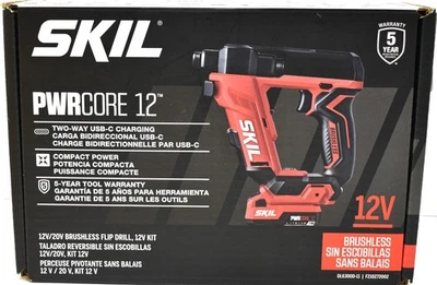 Skil PWRCORE Brushless 12V/20V Flip Drill DL6300D-11 w/ Battery/Charger - Image 1 of 2