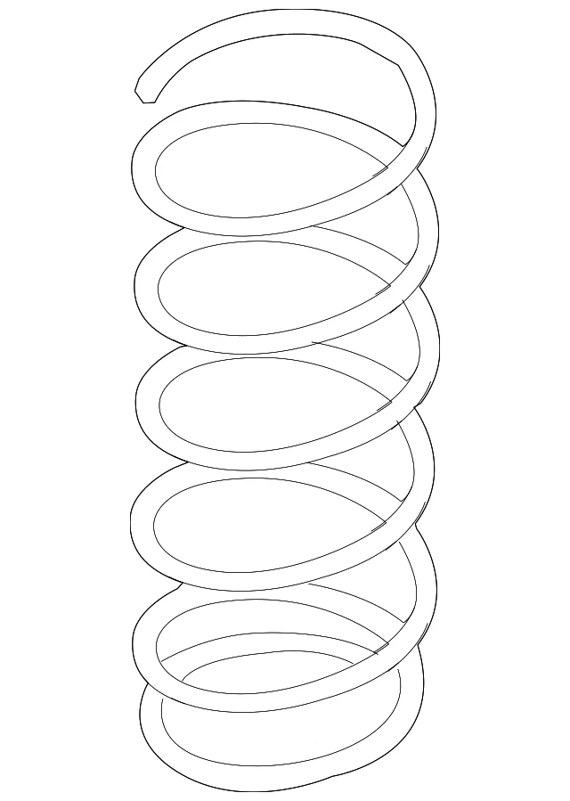 Nissan 370Z 2009-2020 genuino - muelle helicoidal 54010-6GA0A Foto 1 de 2
