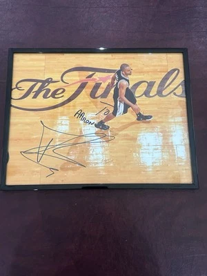 Фотография Тони Паркера с автографом 8,5x11 Spurs Франция Зал славы с доказательством подлинности - Изображение 1 из 2