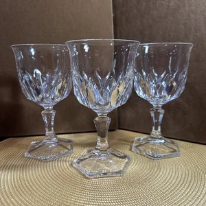 3er Set Chaumont von Cristal d'Arques Durand 6 1/8" T Wasserkelche Exquisit - Bild 1 von 4