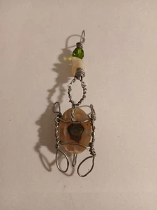 Handmade Wire Turtle Necklace Pendant  Animal - Picture 1 of 7