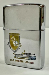 ZZ007 Zippo U.S.S. Boulder LST 1190 USED 1987 - Picture 1 of 5