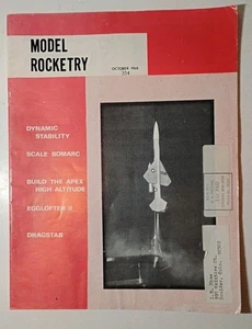 Model Rocketry Magazin Vol. 1 #1 Erstausgabe schwer zu finden Okt 1968 sehr selten - Bild 1 von 3