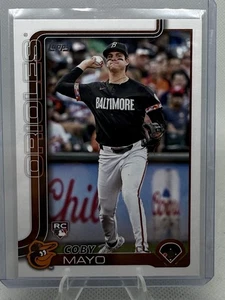 2025 Topps Series 1 - Coby Mayo #20 (RC) Baltimore Orioles - Picture 1 of 2
