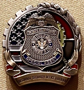 Regional Security Office RSO Luanda, Angola Challenge Coin - Bild 1 von 3