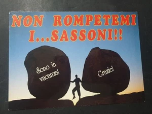 Cartolina Umoristica Non Rompetemi I...Sassoni!! (CR1368) - Picture 1 of 2