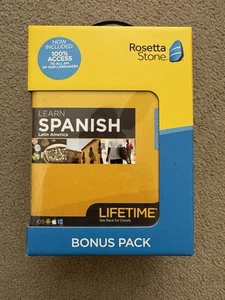 Brand New - Rosetta Stone Learn Spanish Lifetime - Picture 1 of 4
