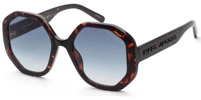 Marc Jacobs Women's Havana Oversized Geometric Round Sunglasses - 659S-0086-08 - Image 1 of 4