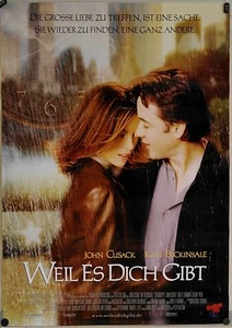 G2073 Kinoplakat - Weil es Dich gibt (2001) John Cusack, Kate Beckinsale GEROLLT - Picture 1 of 2