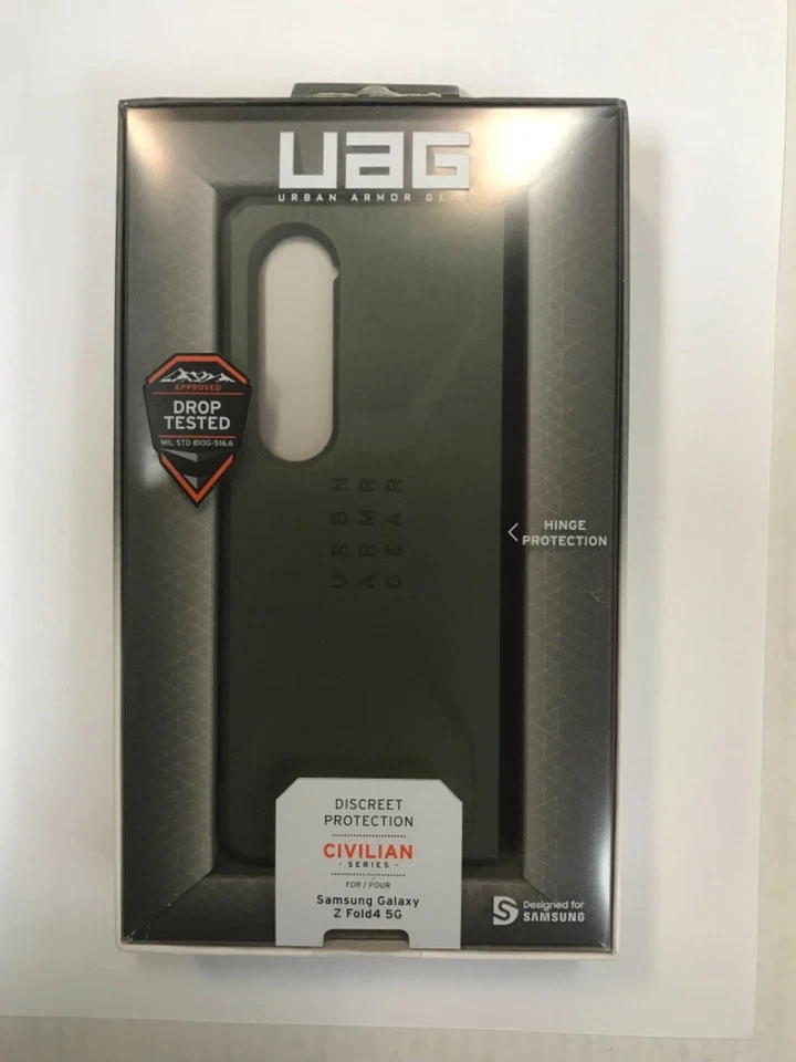 Capa Urban Armor Gear Uag projetada para Samsung Galaxy Z Fold 4 - Verde oliva - Imagem 1 de 1
