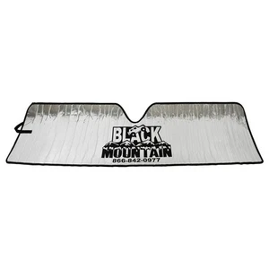 Sun Shade Heat Shield Black Mountain Logo fits Jeep Wrangler CJ YJ TJ 1976-2006  - Picture 1 of 2