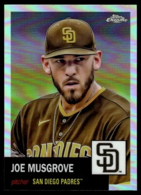 2022 Topps Chrome Platinum Refractor Joe Musgrove #81 R44 - Image 1 of 2