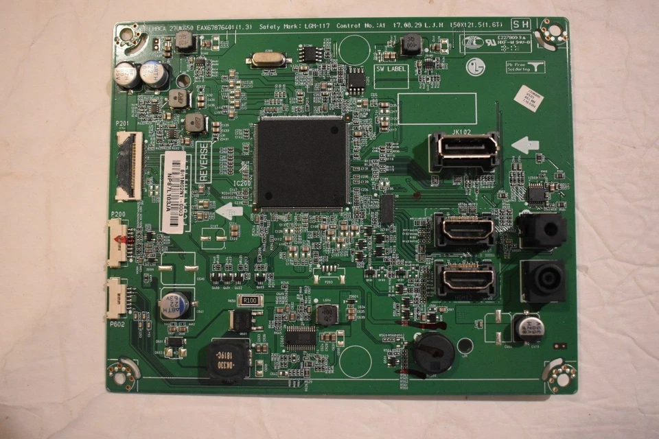 LG 27UK600-W MONITOR MAINBOARD MAINBOARD EAX67876401(1.3) - Image 1 of 1