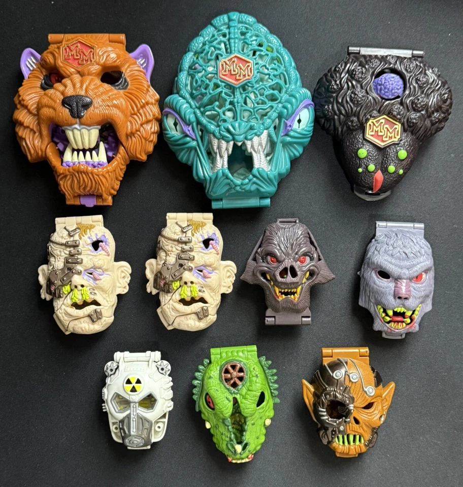 Lote de 10 juegos vintage de Mighty Max (92-93) Doom Zone Horror Head lote mixto Foto 1 de 4