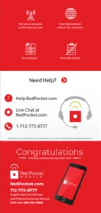 $30/Mo RedPocket Prepaid Plan: UnImtd Everything, GSMA 25GB - Picture 1 of 10